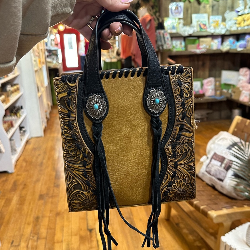 NEW Montana West Leather Hand Bag Western